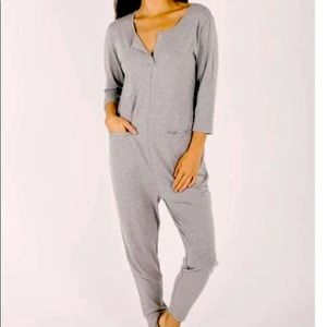 Smash + Tess Monday Romper in Grey